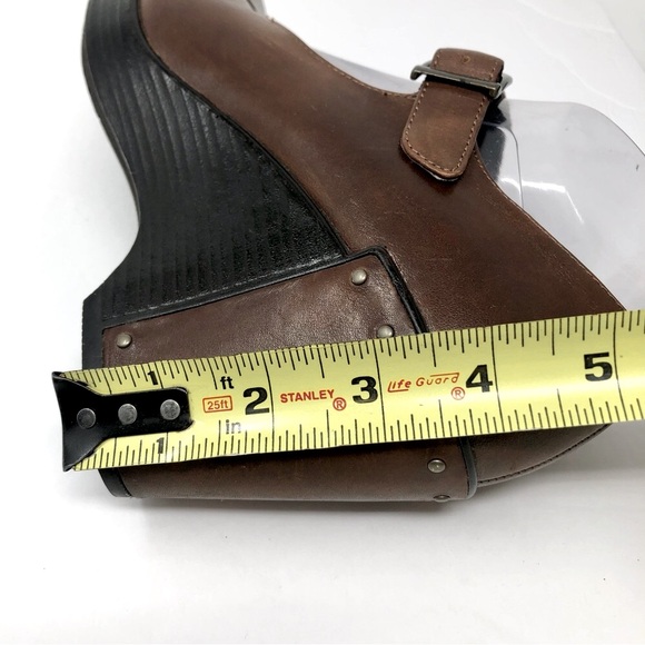 Dansko Fanny Wedge 3.5” Heel Mary Jane Sandals Shoes Dark Brown Leather EU 38 - Picture 7 of 13